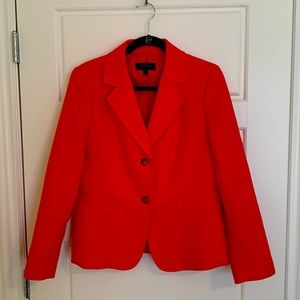 Talbots blazer, burnt orange